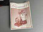 Vintage Signor Cappaccino Ii Coffee Machine Made In Italy