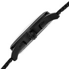 New Akribos Xxiv Ak716bk Mens Explorer Swiss Multifunction Blk Steel Mesh Watch