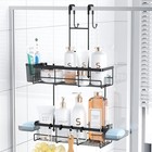 Over The Door Shower Caddy Hanging  Black Rustproof Shower Organizer Over The   
