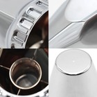 60 Pcs Semi Truck Wheel Lug Nut Covers 33mm Chrome Abs Thread-on Lug Nut Caps