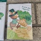 2 Vtg Pack Of Eight Hallmark  St  Patrick s Day Cards Bunny  Clovers
