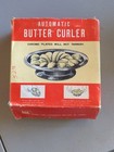 Vintage Silver-plated Shell Butter Curler     Decorative Press  Mid-century  Japan