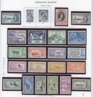 Falkland Islands And Dependencies 1933-1989 Mounted On Minkus Pages Mint Lh nh