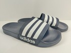 Adidas Mens Adilette Shower Locker Slide Sandal Black white Gz5922 Size 9