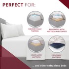 Mellanni Fitted Sheet Microfiber Extra Deep Pocket Up To 21  Deep Mattress