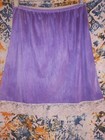 Vintage 50 s Half Slip Mod-lin Sz Sm Dyed Purple 19  L