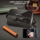 Travel Humidor Box And Cigar Accessories Set  Portable Cigar Humidor Case With 2