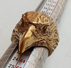 Extremely Rare Ancient Bronze Antique Roman Ring Eagle Head Artifact Amazing