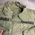 Vtg Us Military Jungle Combat Tropical Mens Og-107 Poplin Vietnam Fatigue Jacket