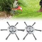 2pcs Lawn Mower Steel Wire Grass Trimmer Head Brush Cutter Weed Eater Trimmer