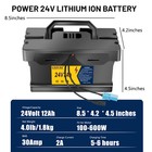 24v   12ah Battery For Dynacraft Realtree 24v Kids Ride-on Toys Built-in 30a Bms