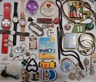 Vintage To Now Junk Drawer Lot Of Collectibles Cards Coins Jewelry Toys Watches