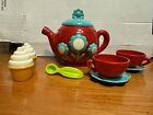 Musical Pretend Play Tea Playset Kids Party Set And Teapot Music  Whistle Age 3 