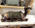 Vintage Large Bronze   Brass Recumbent Camel