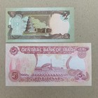         2 Pcs Iraqi Dinars Banknote Set Iraq Currency Lot Saddam Note Paper Money
