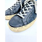Golden Goose Deluxe Brand Hi Star Black Leather 24k Gold Leaf Limited Edition