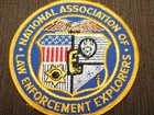 Vintage Police Patch National Association Of Law Enforcement Explorers