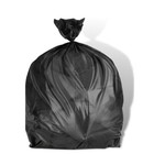 Plasticplace 12-16 Gallon Trash Bags - Black  Case Of 250 Garbage Bags