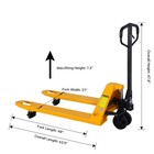Pallet Jack 5500-lbs Capacity Pallet Truck Standard Duty Manual Pallet Trucks