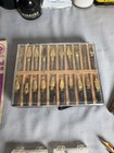 Vintage Calligraphy Dip Pen Nib Set W  Case Holders  Ink Speedball  And More 