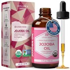 Jojoba Oil Organic  Pure Cold Pressed Carrier Oil  Natural Unrefined Moisturi   