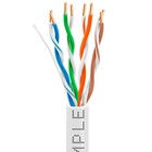 2 Pack Plenum Cat5e 1000ft Ethernet Cable Cat 5 Cable Cmp Internet Cable White