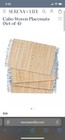 Serena   Lily Cabo Woven Placemats  New  Set Of 8