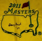 Doug Ford  hof  1957 Champion   Winner  Signed Autographed Golf Masters Flag Psa