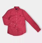 Polo Ralph Lauren Men s S Slim Fit Button Down Long Sleeve Oxford Shirt Red