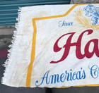 Vintage Hamm s America s Classic Premium Beer Beach Towel Advertising
