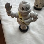 Michelin Man Bibendum On Tire Waving 9    Tall Cast Iron Bank Statue