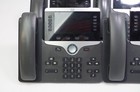 Lot Of 8 Cisco Cp-8811 Ip Voip Poe Business Phones W  Stands   Handsets