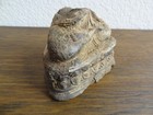 Antique Tibetan Mongolian  Buddhist Hand Made Clay Statue Fragment Base