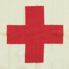 Small Vintage Military Ambulance Flag Red Cross Medic First Aid Army Surplus Usa