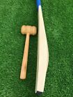 English Willow Cricket Bat Grade1 Big Thick Edge   Wood Hammer  nature In India 
