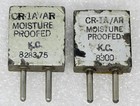  lot Of 2  Vintage Cr-1a ar Moisture Proofed Quartz Crystal  8283 75   8300  Kc