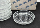 Princess House Highlights Glass Coaster Set Of 6