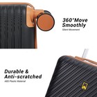 3 Piece Carry On Luggage Sets  Hardside Suitcase Set With Double Spinner Wheels