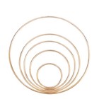  5 Pcs Dream Catcher Material Macrame Jewelry Metal Craft Rings Iron