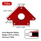 Arrow Welding Magnet 6pcs 5  Magnets Welding Clamps And Holding Power Welding