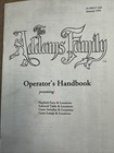 Bally The Addams Family Pinball Machine Operator s Handbook Manual Original