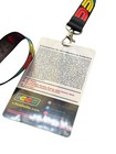 Jurassic Park Convention Lanyard Badge Iccc Collectors 2019 Metal Clip