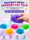 Needoh Wild Cats Fuzz Ball Premium Squishy Sensory Fidget Stress Relief Toy
