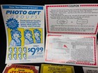Vintage Film Photos Printing  Special Prices  Inserts 1970s-1980s Lot Of 13