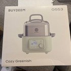Buydeem  Multi-function Steaming Cooker G553  Mint Green 1500w Electric Steamer 