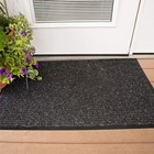 Carpeted Entrance Mat 3 X 5 Absorbent Slip Resistant Heavy Duty Charcoal S0035ch