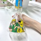 10  Glass Bong Hookah Water Pipe W  14mm Bowl   Brush