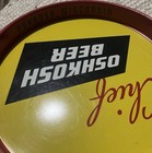 Vintage Oshkosh Brewing Co Chief Oshkosh Beer Round Serving Tray Breweriana