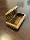 Antique Victorian Carved Burl Wood Snuff Box