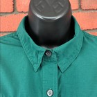 L l  Bean Shirt Womans Small Green Button Down